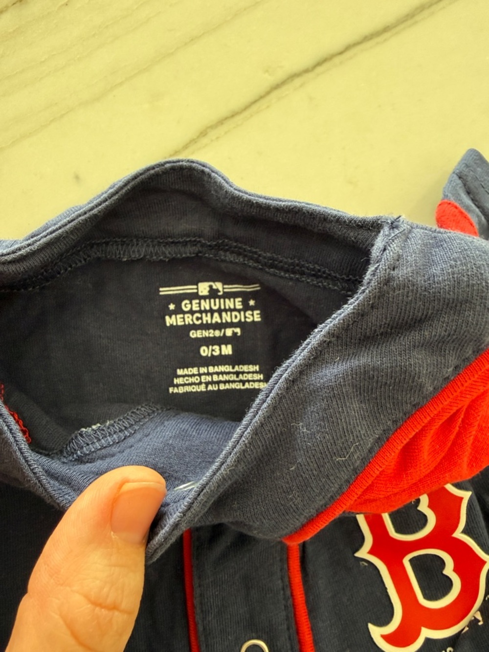 Boston Red Sox Baby Romper - Picture 2 of 2